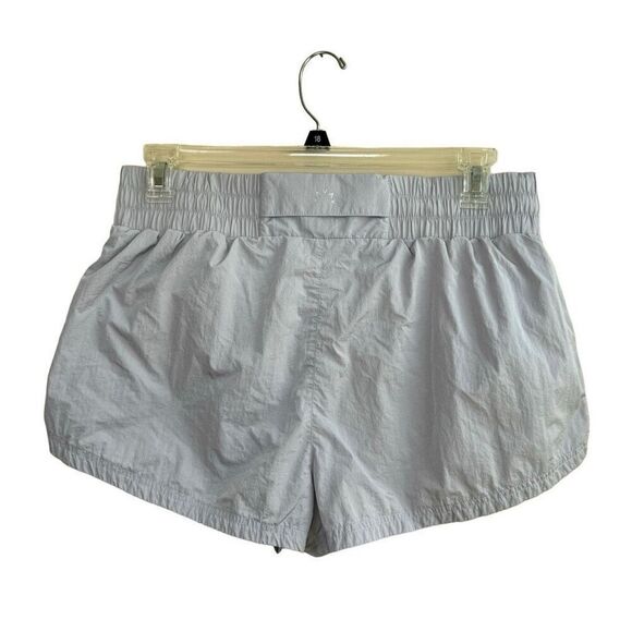 Varley Kallin Running Short Metallic Woven Lilac Women’s Size Large - Picture 2 of 6